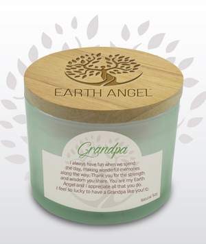 Earth Angel Candle - Grandpa (Vanilla)