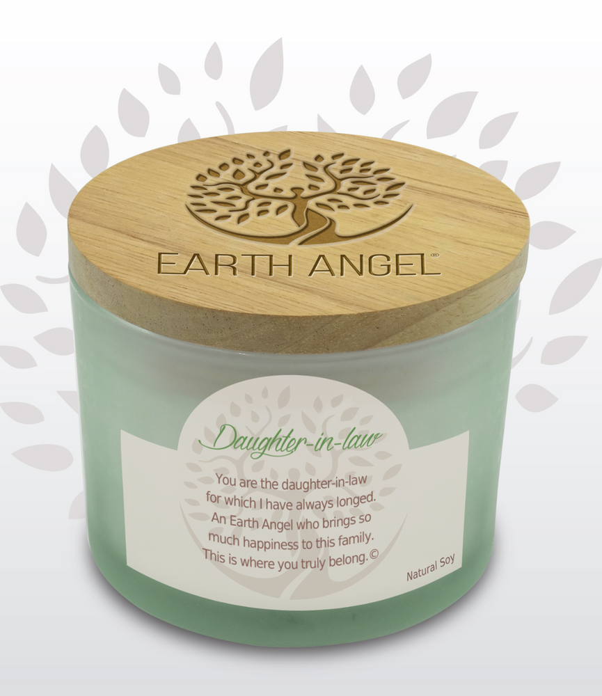 Earth Angel Candle - Daughter-In-Law (Vanilla)