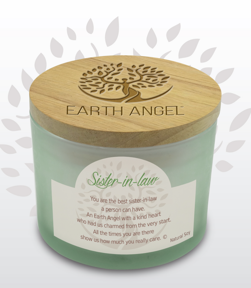 Earth Angel Candle - Sister-In-Law (Vanilla)