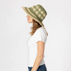 Women's Crochet Paper Bucket