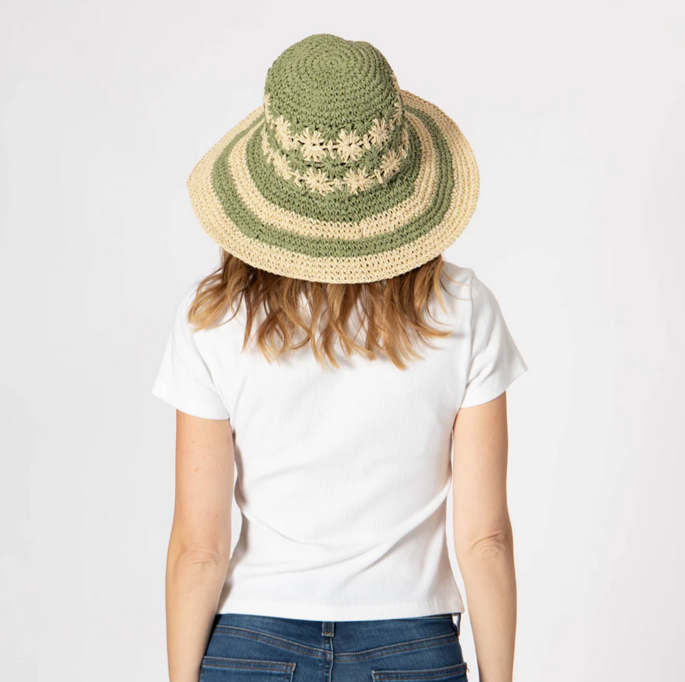 Women's Crochet Paper Bucket