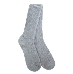 Ragg Feather Crew - Smokey Socks