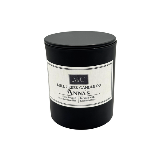 14.5 oz. Soy Candle: Anna's Heliotrope Vanilla Almond