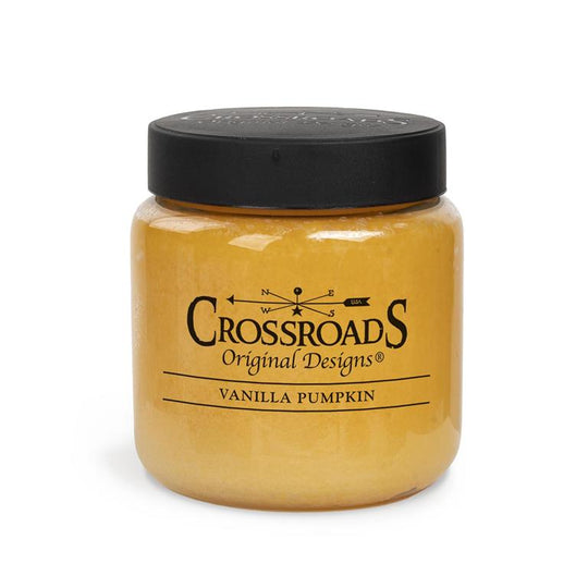 Crossroads Candles Fall/Winter: Vanilla Pumpkin  (Multiple Sizes)