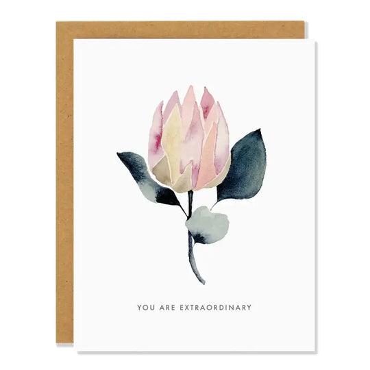Sarah Voyer Paper Greeting Card:  Extraordinary