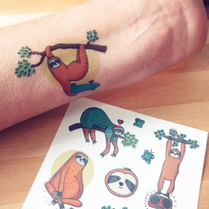 The Sloths - Temporary tattoos