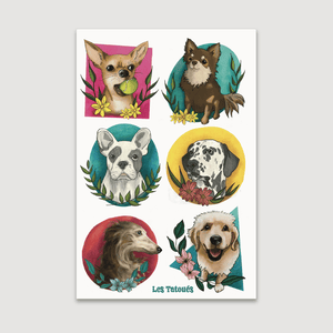 Dogs - Temporary Tattoos