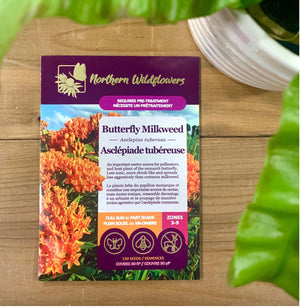 Northern Wildflowers Butterfly Milkweed- Seed Pack 150  Count