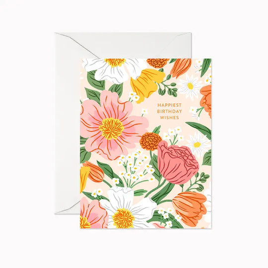 Sunpetal Birthday Wishes Card