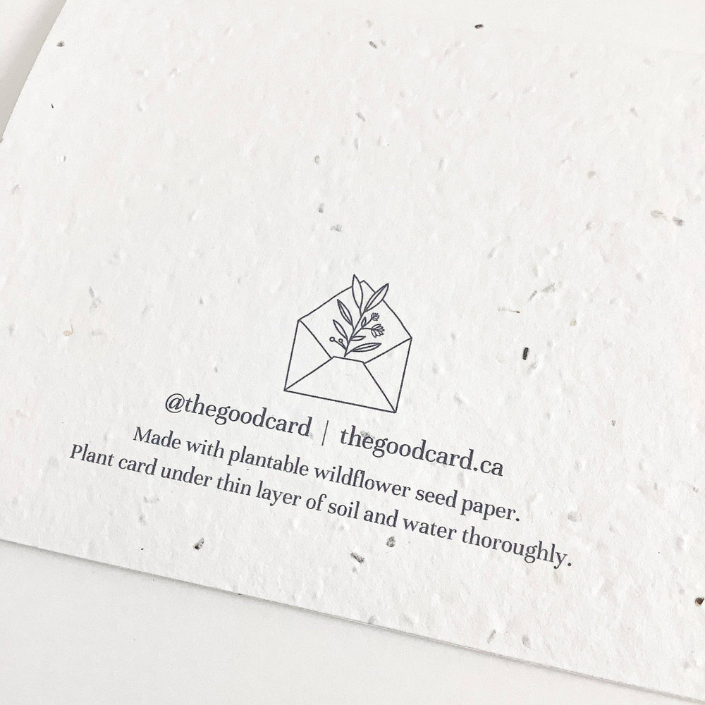 Plantable Greeting Card - You are Wonderful