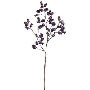
            
                Load image into Gallery viewer, 27&amp;quot; Rosehip Spray Purple - Florals and Foliage
            
        