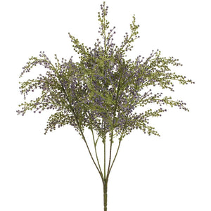 18" Soft Sedum Bush (Green/Purple) - Florals and Foliage