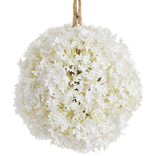 6" Snowball Orb (White)