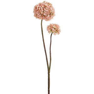 32" Snowball Spray (Pink) - Florals and Foliage