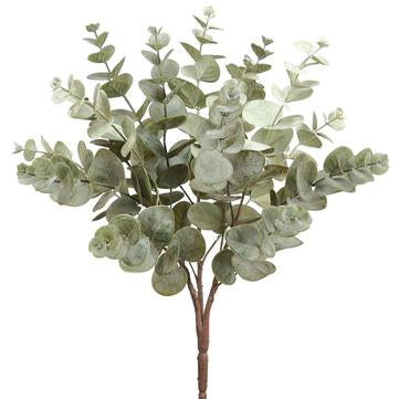 19" Eucalyptus Bush Green/Grey - Florals and Foliage