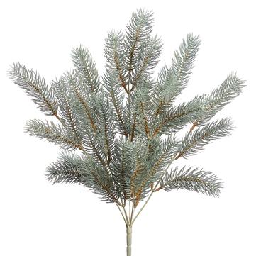 18" Round Tip Pine Bush Frosted Green