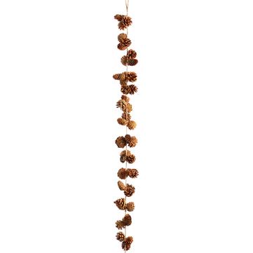 
            
                Load image into Gallery viewer, 59&amp;quot; Pine Cone Garland Brown - Florals and Foliage
            
        