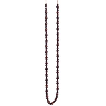 6' Wood Bead Garland (Brown)