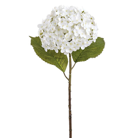 24.5" Real Touch Hydrangea Spray White
