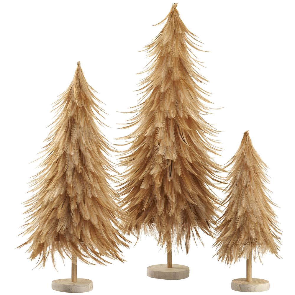 Brown Feather Tree ( multiple sizes )