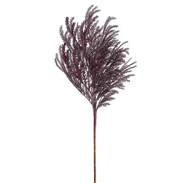 32.5" Pampas Grass Spray Grey / Dark Brown
