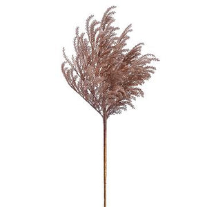 32.5" Pampas Grass Spray Grey Brown - Florals and Foliage