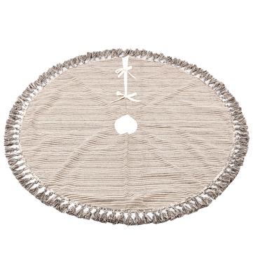 48" Cotton Tree Skirt w/ Tassels