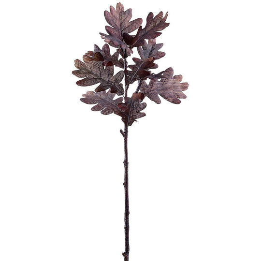 24" Oak Leaf Spray  Brown