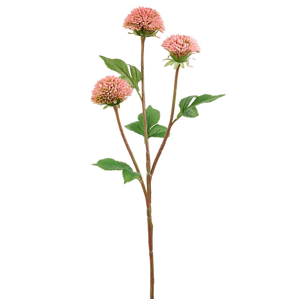 28.5" Dahlia Spray (Pink) - Floral and Foliage