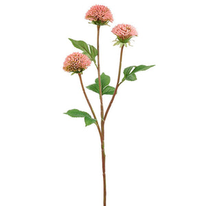 28.5" Dahlia Spray (Pink) - Floral and Foliage
