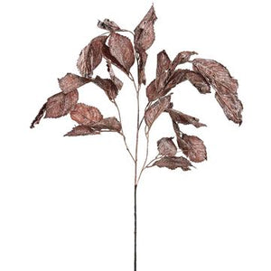 
            
                Load image into Gallery viewer, 40&amp;quot; Dried -Look Hydrangea Leaf Spray Brown - Florals and Foliage
            
        
