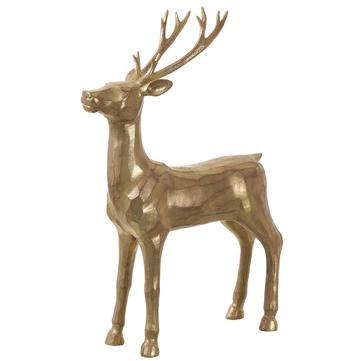 28.4" x 5" Gold Reindeer