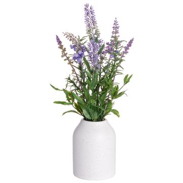 12" Lavender in Ceramic Vase - Florals & Foliage