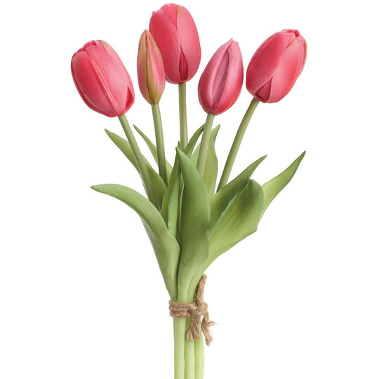 10" Real Touch Tulip Bouquet