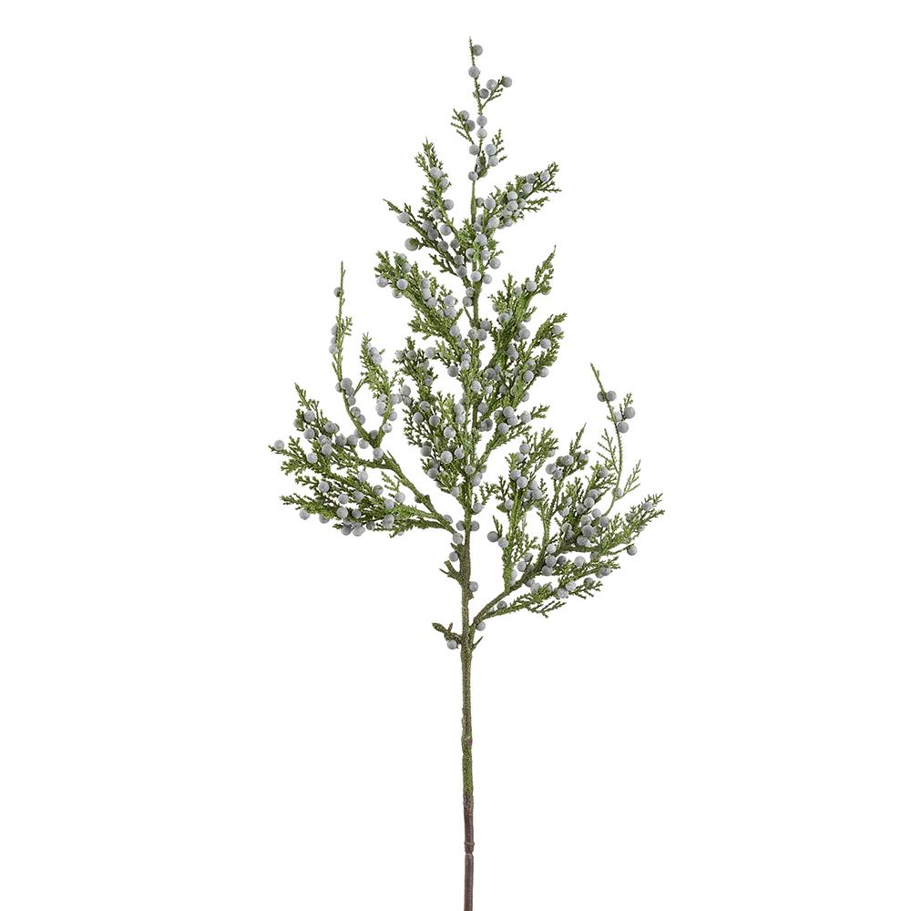 23" Juniper Spray ( Green/Gray) - Florals and Foliage