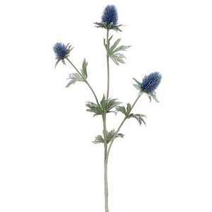 31" Thistle Spray ( Blue / Navy ) - Florals and Foliage