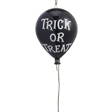 8" Trick or Treat Balloon ( Black / White )