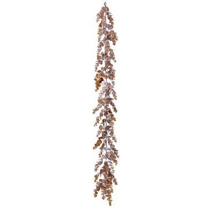 6' Round Eucalyptus Garland Olive Green - Florals and Foliage