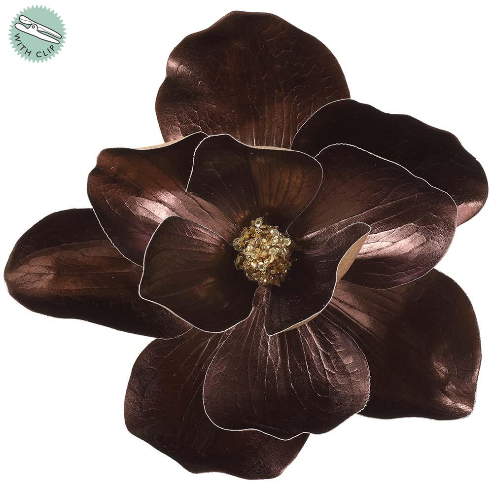 8.5" Bronze Magnolia w/Clip