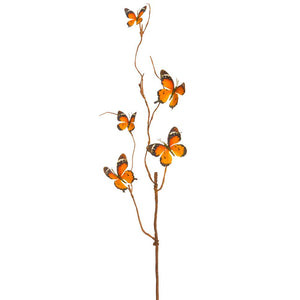 37" Butterfly Spray - Florals and Foliage