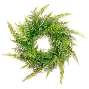 27" Fern Wreath - Florals and Foliage