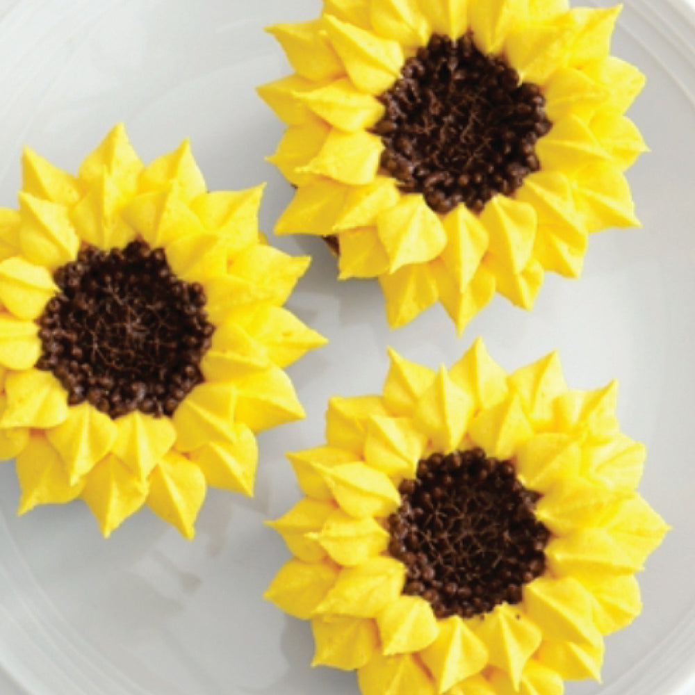 
            
                Load image into Gallery viewer, Joyful Hostess | Sunflower Cupcake Decorating Workshop (Sun., Oct. 1 @ 11AM)
            
        