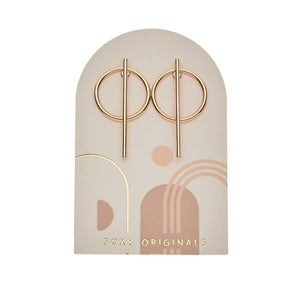 Beatrix Earrings | Ear Jackets: Gold