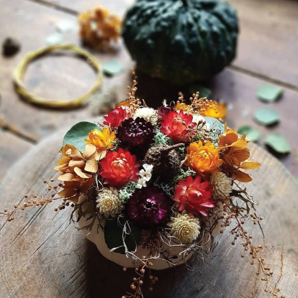 Morning Dew Farms | Dried Flower Pumpkin Workshop (Sat. Oct. 7 @ 2 PM)