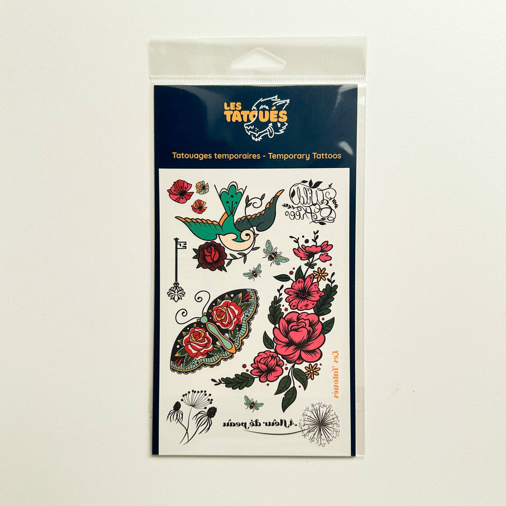 Wild and Free - Temporary tattoos