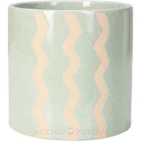5.3" Lasco Waves Planter  (Multiple Colors)
