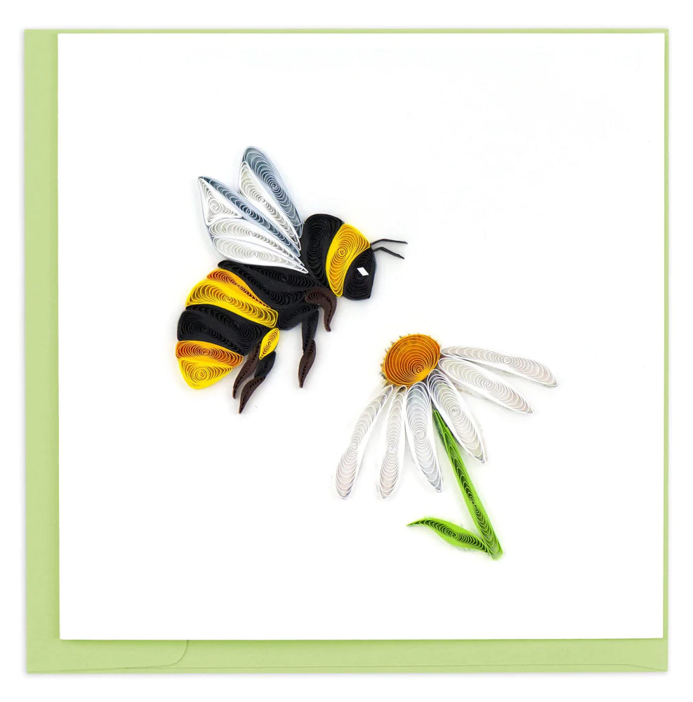 Quilling Card: Bee