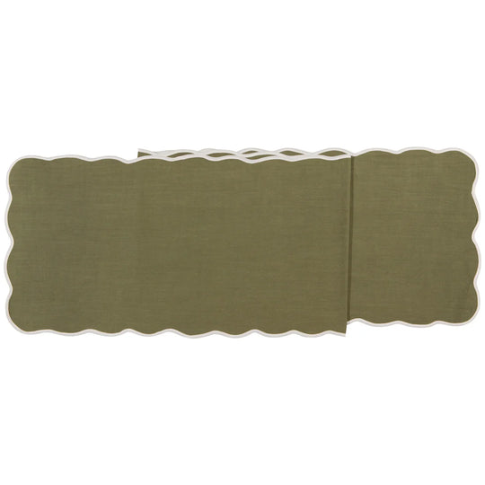 14"W x 72"L Olive Branch Florence Table Runner