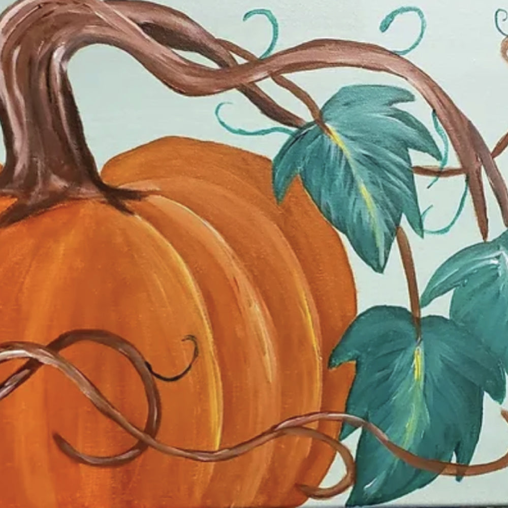 Twisted Bristles | Fall Pumpkin Paint Party Workshop  (Sat., Oct. 14 @ 2PM)