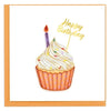 Quilling Card: Birthday Polka Dot Cupcake